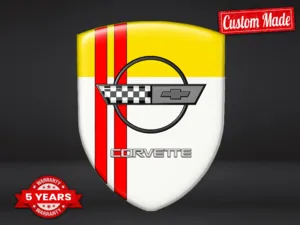 Corvette Letras Pegatinas Auto Alta Calidad Diseño Profesional